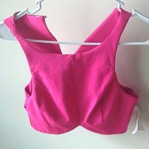 Pink crop top